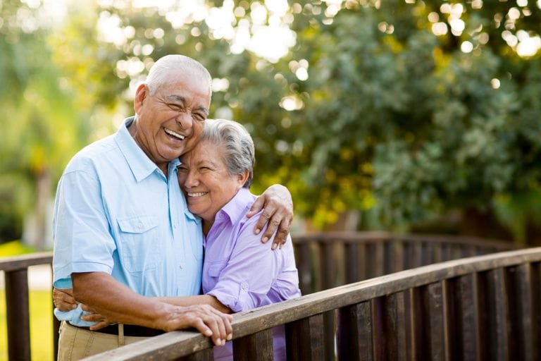 Mexican Senior Couple Laughing On Bridge Harder Company Community Research